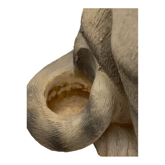 Adorable Cat Resin Candle Holder with Blue Bird - Versatile Decor Accent - Picture 7 of 7